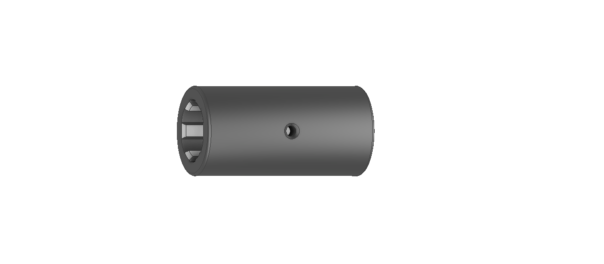 Luva entalhada tomada de força 1.3/8"