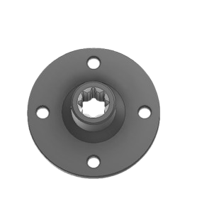 Flanges entalhadas 1.1/8"- 8 estrias