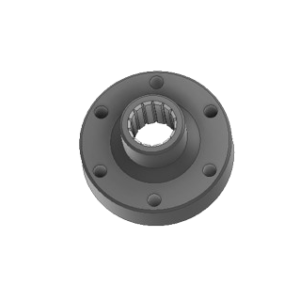 Flanges entalhadas 1.1/4"-14 estrias